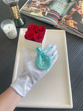 Tiffany & Co. Tennis Racket & Ball Charm Sterling Silver